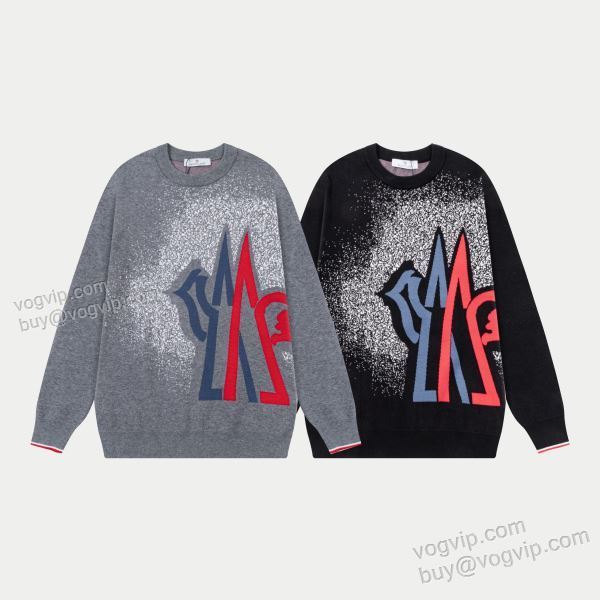 2025限定セール高品質 モンクレール MONCLERブランドコピー WTMO236 ニット セーター 2色可選 韓国の人気