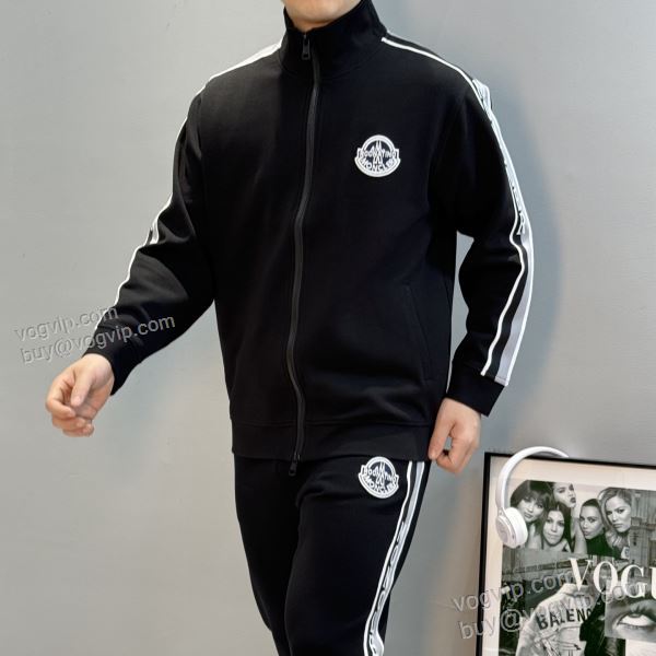 2025新作入荷品質保証 人気スーパーコピーブランド モンクレール MONCLER 【激安】 WTMO244 パーカー 上下セット 2色可選
