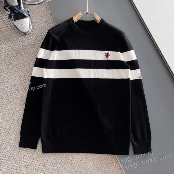 2025お買い得高品質 モンクレール WTMO269 ニット セーター 2色可選 MONCLERブランド 偽物 通販 ◆モデル愛用◆