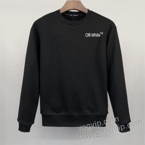 存在感のある プルオーバーパーカー 2025秋冬季超人気 オフホワイトコピー ブランド WTOFF035 2色可選