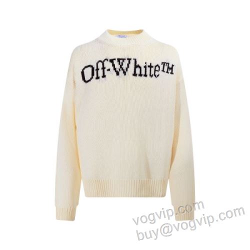 OFF-WHITEコピー 2025超激得高品質 オフホワイト WTOFF055 セーター 個性派