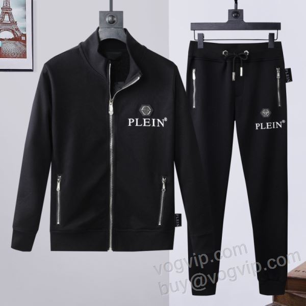 2025最新入荷 WTPP011 ダイヤ付き ジャージセット 上下セット フィリッププレイン ブランドコピー