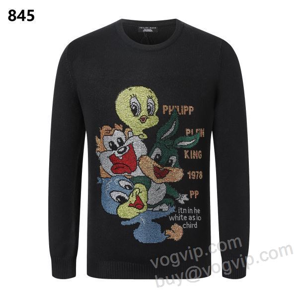 2025爆買い大得価 フィリッププレイン PHILIPP PLEIN WTPP025 ダイヤ付き ニット セーター スーパーコピー n級品