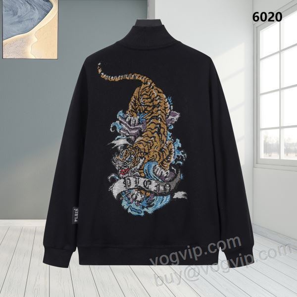 パーカー ブルゾン 2025激安大特価爆買い フィリッププレイン ブランドコピー WTPP044 ダイヤ付き ジャケット、上着