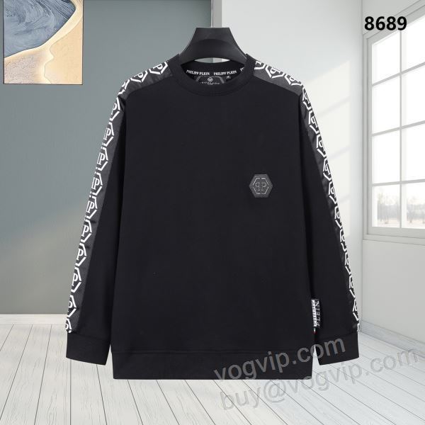 フィリッププレイン PHILIPP PLEIN WTPP082 ダイヤ付き 2025最安値高品質 プルオーバーパーカー ブランド 偽物 通販