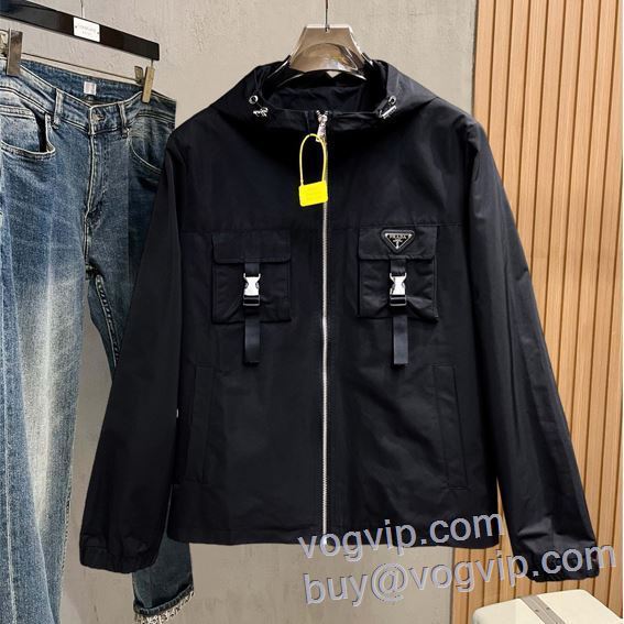 今一番HOTな新品 ブルゾン ジャケット プラダ PRADA 2025爆買い新作 VOGブランドスーパーコピー