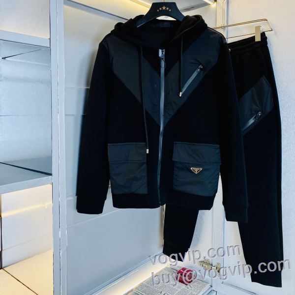 当店ランキング1位常連 スーパーコピー プラダ PRADA ジャージセット 上下セット 2025人気セール新品