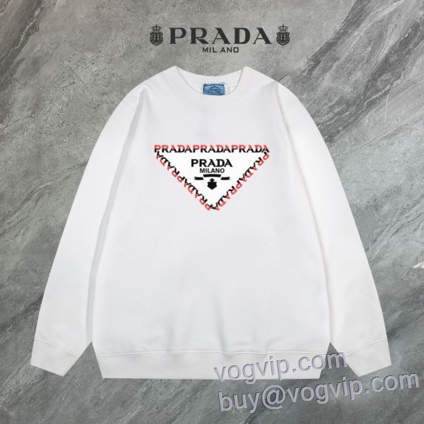 業界高品質スーパーコピー プラダ PRADA 2025超人気新品 プルオーバーパーカー 2色可選 格安!