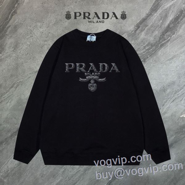 人気スーパーコピーブランド 2025超人気新品 プルオーバーパーカー 2色可選 プラダ PRADA めちゃくちゃお得