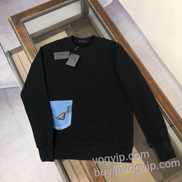最旬アイテム プルオーバーパーカー コピー 商品 販売 プラダ PRADA 2025超人気新品 2色可選