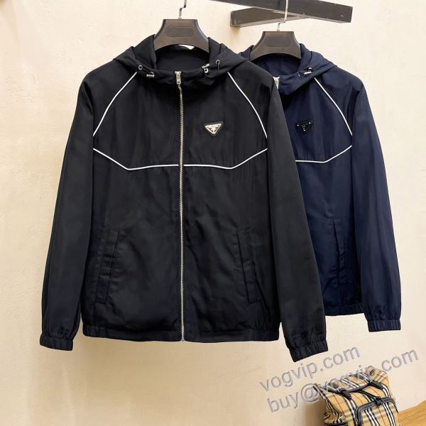 プラダ スーパーコピー WTPR071 2025最安値高品質 ブルゾン ジャケット、上着 2色可選