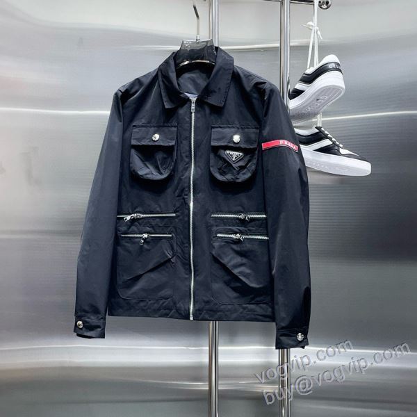 ブルゾン ジャケット、上着 2025驚きの破格値爆買い プラダ PRADA WTPR116 2色可選 ブランドスーパーコピー 激安専門店