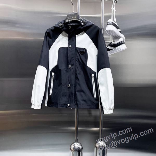 プラダ PRADA WTPR123 2025秋冬季新作 ブルゾン ジャケット、上着 2色可選 VOGコピー
