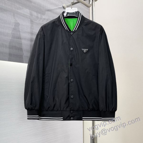プラダ PRADAスーパーコピー WTPR141 ブルゾン ジャケット、上着 両面可用 2025数量限定本物保証