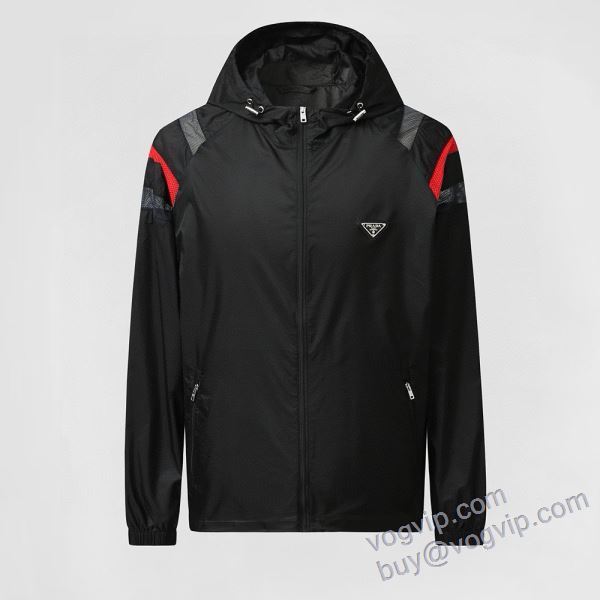 2025限定セール低価 プラダ PRADAコピー WTPR142 ブルゾン 日焼け止め服 紫外線カット ジャケット、上着 2色可選