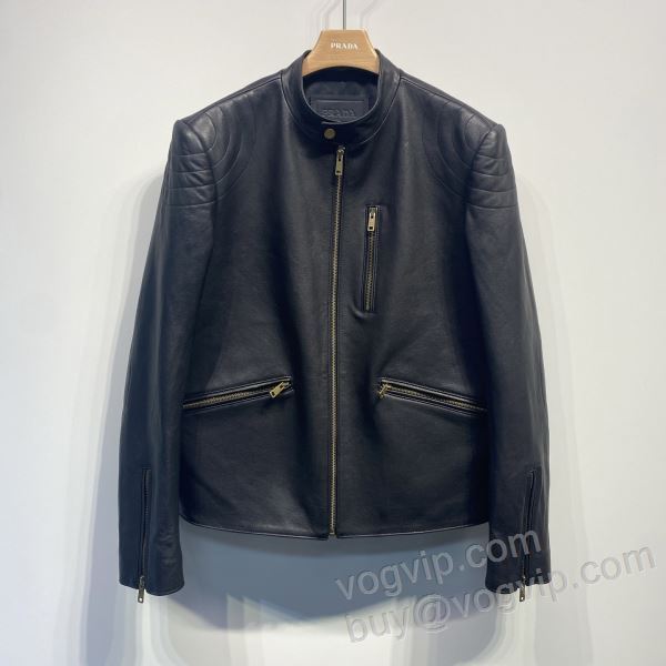 プラダ ブランド 偽物 通販 WTPR198 2025新作入荷本物保証 革ジャケット ジャケット、上着