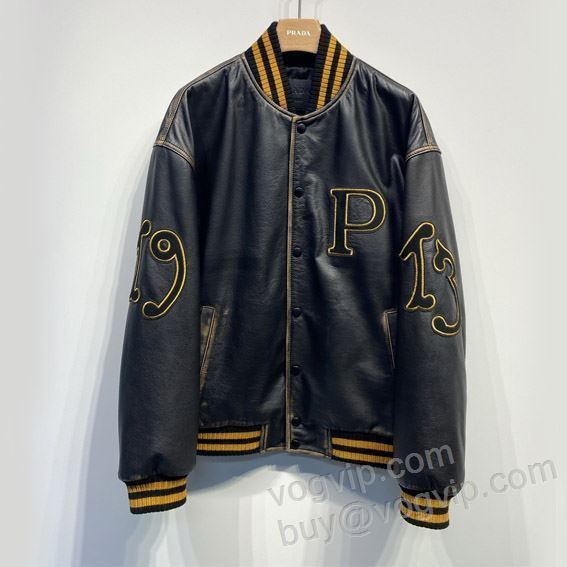 革ジャケット 2025最安値本物保証 プラダ コピーブランド WTPR200 ジャケット、上着