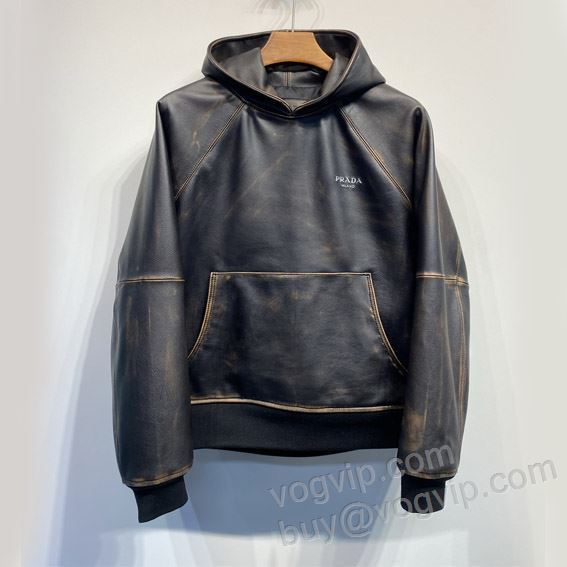 2025数量限定本物保証 プラダ ブランドスーパーコピー WTPR203 革ジャケット ジャケット、上着