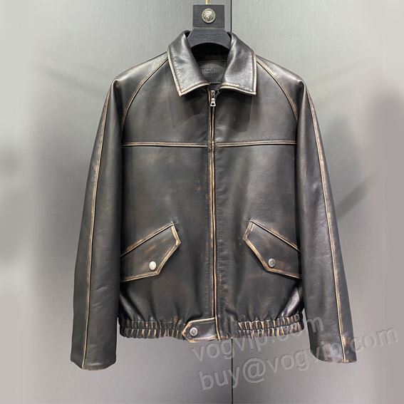 プラダ PRADAコピー WTPR207 革ジャケット ジャケット、上着 2025激安大特価本物保証