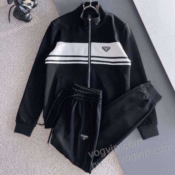 PRADAスーパーコピー WTPR213 2025年モデル入荷 プラダ ジャージセット 上下セット