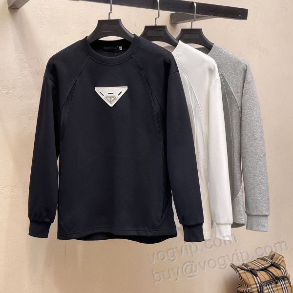 プルオーバーパーカー 3色可選 2025秋冬季超人気 プラダ PRADA WTPR218 スーパーコピー信用できるサイト