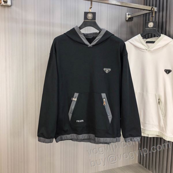 2025爆買い定番人気 プラダ コピー WTPR232 パーカー 2色可選