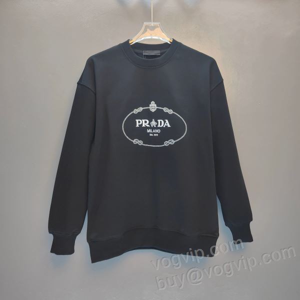 プルオーバーパーカー 2025爆買い定番人気 プラダ ブランド 偽物 通販 WTPR234 2色可選