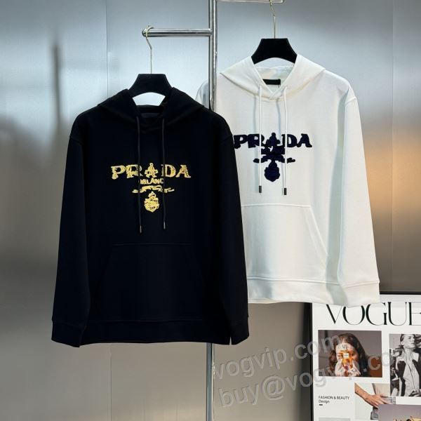 2025高級品 通販 プラダ ブランドコピー WTPR240 パーカー 2色可選