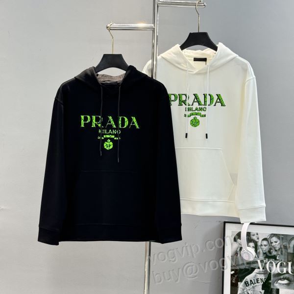 2025驚きの破格値品質保証 プラダ ブランドコピー WTPR252 パーカー 2色可選