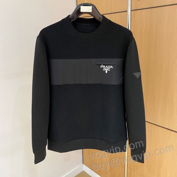 プラダ コピー ブランド WTPR255 ニット 2025驚きの破格値品質保証 プルオーバーパーカー 2色可選