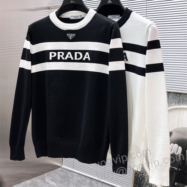 プラダ PRADAスーパーコピー WTPR313 2025お得本物保証 ニット セーター 2色可選