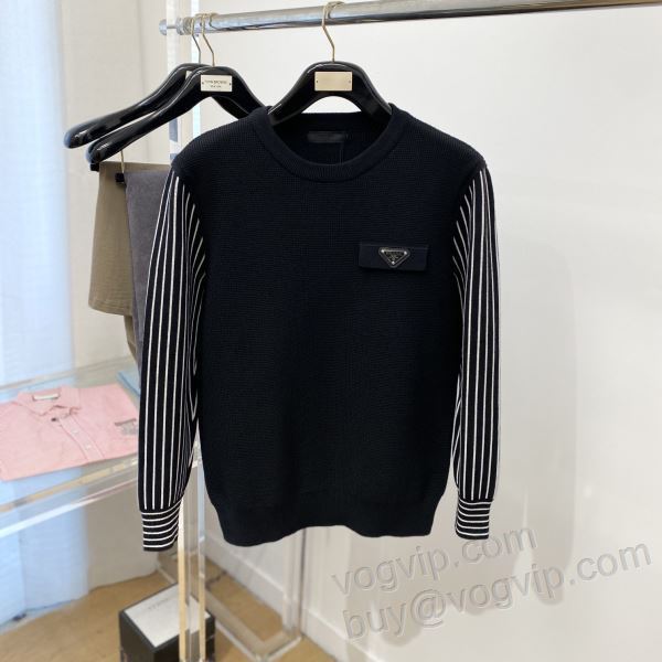 2025爆買い定番人気 プラダ PRADA WTPR320 ニット セーター 3色可選 業界高品質スーパーコピー