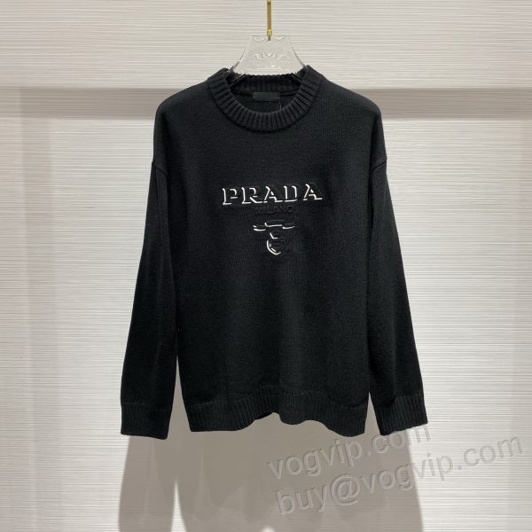 2025爆買い定番人気 ニット セーター 2色可選 プラダ PRADA WTPR322 最高N級ブランドコピー
