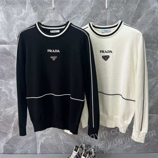 2025激安大特価格安 プラダ ブランドスーパーコピー WTPR336 ニット セーター 2色可選