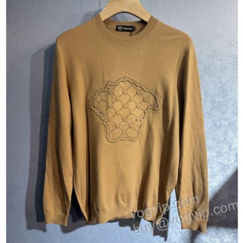 ヴェルサーチ スーパーコピー WTVS047 2025驚きの破格値爆買い ニット セーター 高級感ある