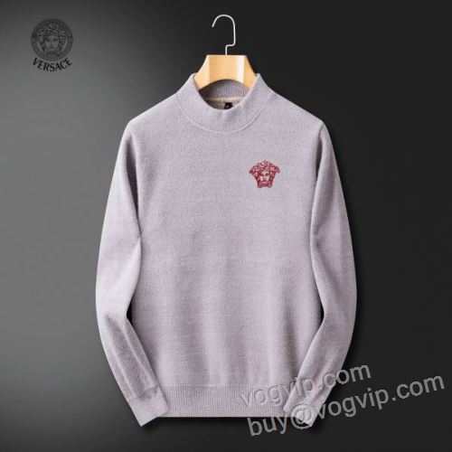 2025驚きの破格値爆買い ヴェルサーチ WTVS048 ニット 人気 ランキング セーター ブランドスーパーコピー