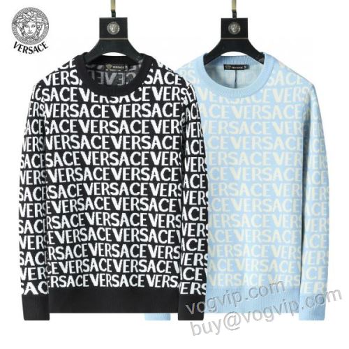 数に限りがある VERSACEブランドコピー WTVS050 2025品質保証高品質 ヴェルサーチ ニット セーター