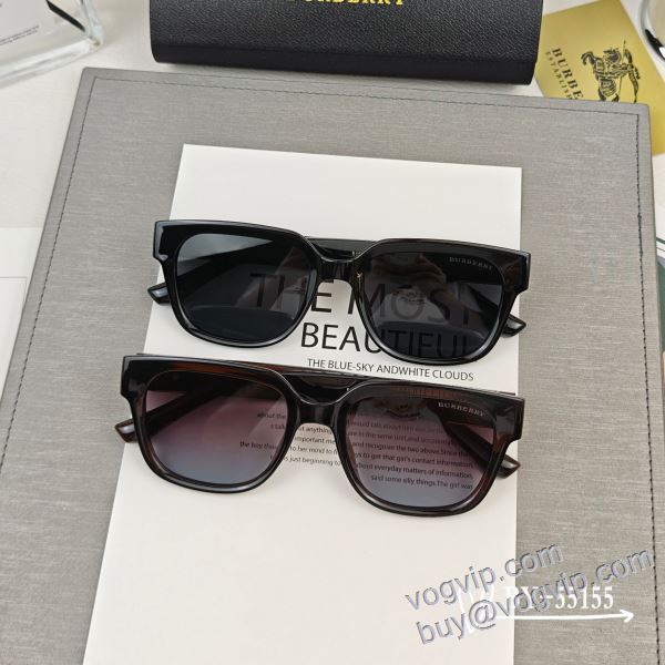 バーバリー スーパーコピー YJBU009 2025高級品 通販 落ち着いた感覚 サングラス 眼鏡/メガネ 2色可選