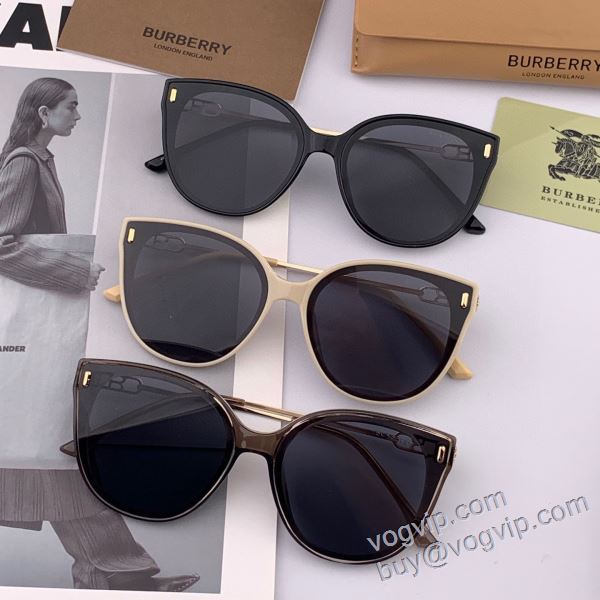 お洒落に魅せる バーバリー BURBERRYブランドコピー YJBU012 サングラス 眼鏡/メガネ 3色可選 2025爆買い品質保証