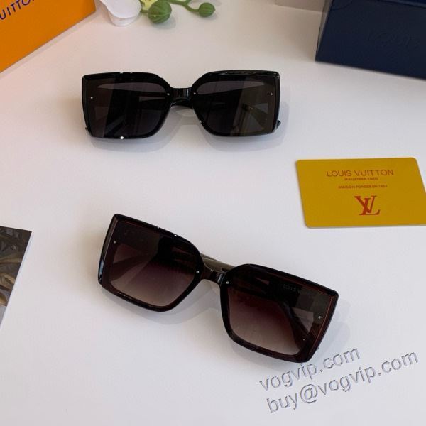 2025品質保証安い ルイ ヴィトン LOUIS VUITTON お洒落な存在感  YJLV085 サングラス 眼鏡/メガネ 2色可選 高品質なスーパーコピー商品