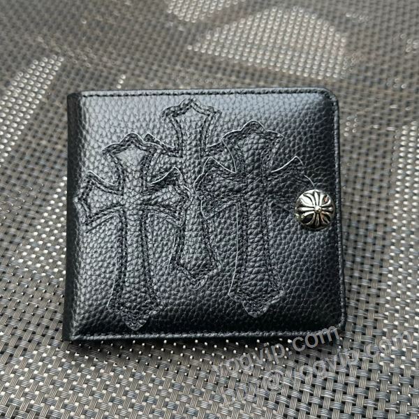 2026春夏季超人気 クロムハーツスーパーコピー 激安 CHRNQB006 短財布 二つ折り財布 シックスタイルに活躍