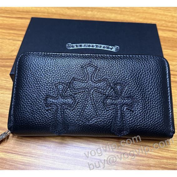 2026お買い得大人気 クロムハーツ CHROME HEARTSスーパーコピー 高級感漂わせる CHRNQB013 長財布 ウォレット