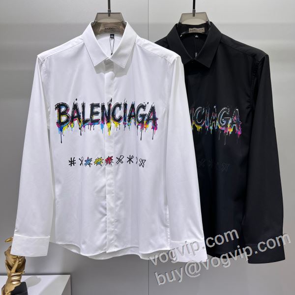 バレンシアガ ブランドコピー BAL022 長袖シャツ 2色可選 2026品質保証高品質