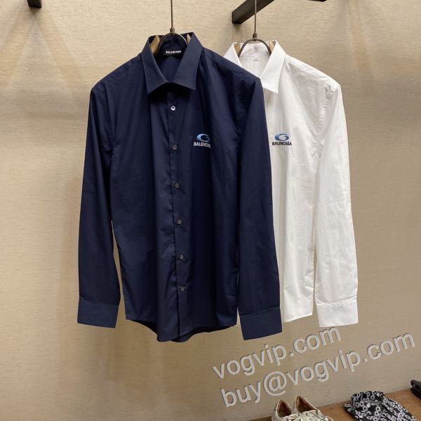 バレンシアガ 高品質なスーパーコピー商品 BAL025 長袖シャツ 2色可選 2026人気セール高品質