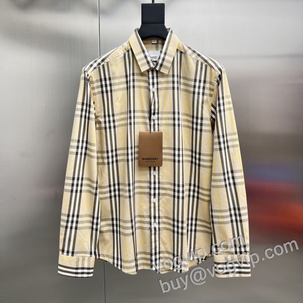 2026限定セール高品質 バーバリースーパーコピー 激安 BU006 長袖シャツ 2色可選
