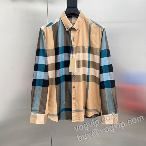 バーバリー BURBERRYブランド 偽物 通販 BU016 長袖シャツ 2色可選 2026年モデル入荷