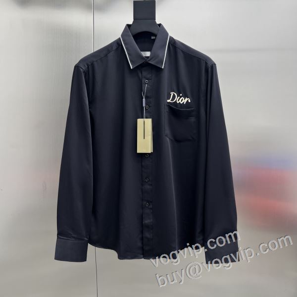 2026春夏新作 ディオール ブランドスーパーコピー DIOR010 長袖シャツ 2色可選