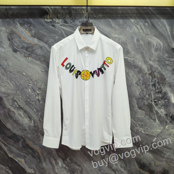 2026激安大特価爆買い LV044 長袖シャツ ルイ ヴィトンブランドコピー