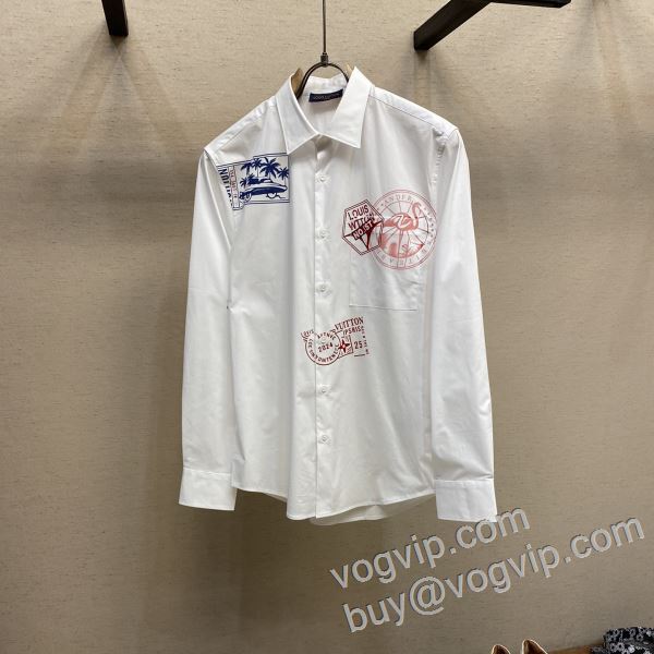 2026年モデル入荷 ルイ ヴィトンコピーブランド LV071 長袖シャツ