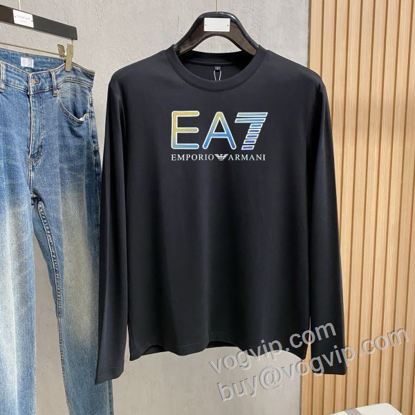 長袖Tシャツ 雑誌掲載アイテム 3色可選 アルマーニコピー ブランド 2026秋冬季超人気 CTSAR004